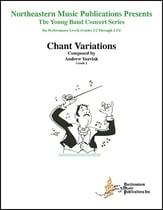 Chant Variations Concert Band sheet music cover